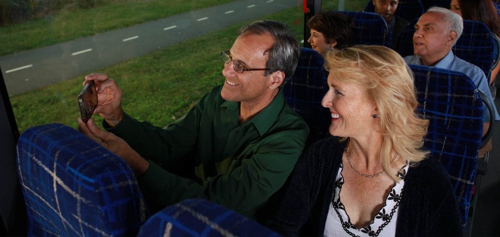 How can seniors have safer bus trips?
