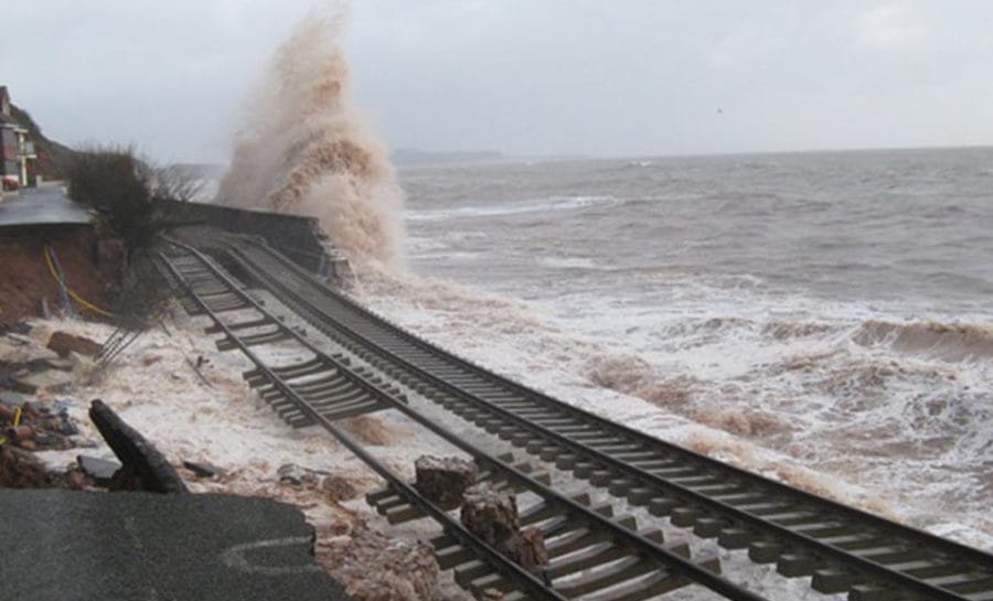 Climate change may be causing railroad track damage