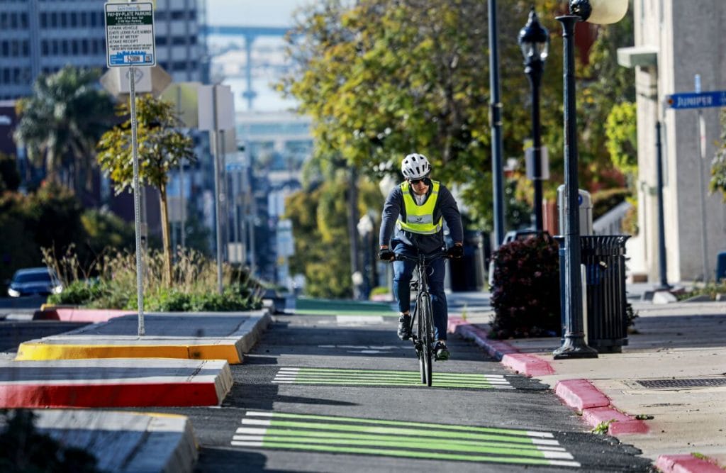 San Diego bike path plan may help decrease bicycle accidents