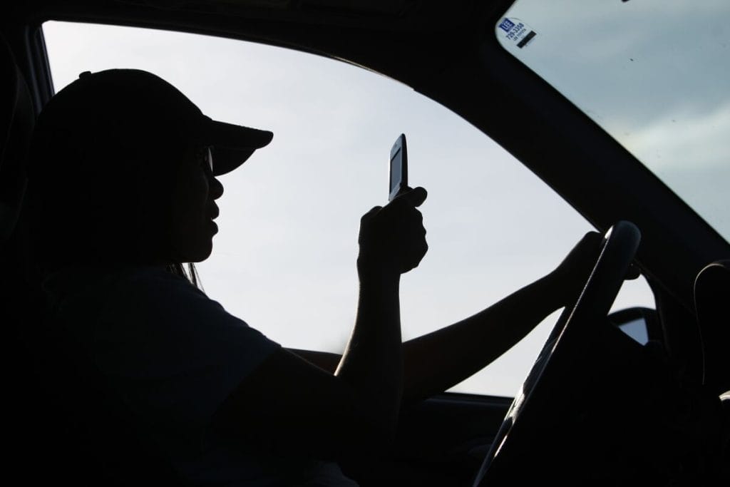 Research indicates California drivers distracted by picture taking