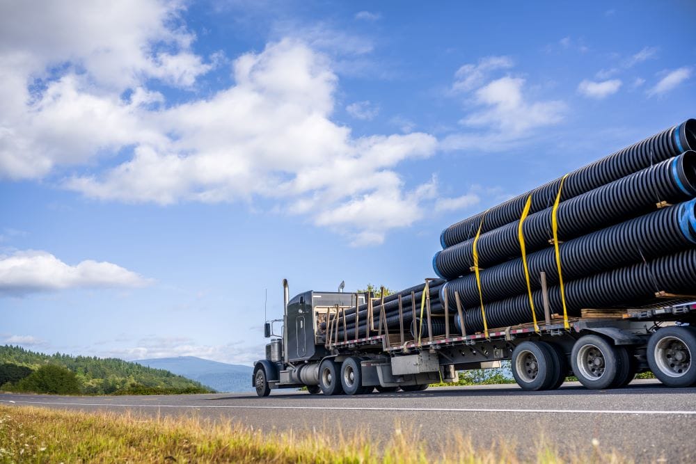 Truck cargo must be secured according to standards