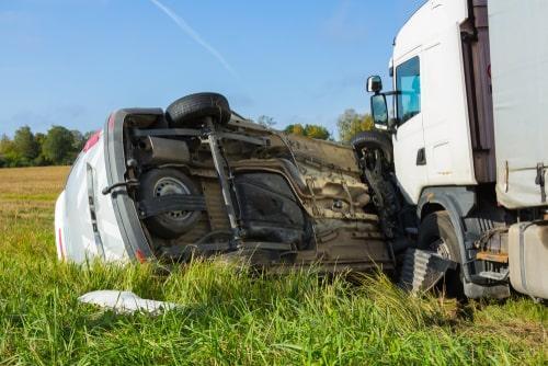 Who is liable for the injuries I sustained in a truck accident?
